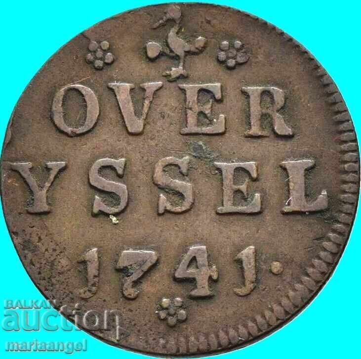Παράδοση 1 σεντ 1741 Ολλανδία Holland Kampen Overijssel