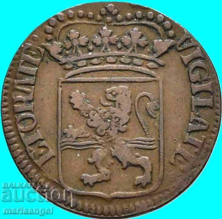 1 σεντ 1741 Ολλανδία Holland Kampen Overijssel - 5