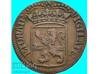1 σεντ 1741 Ολλανδία Holland Kampen Overijssel