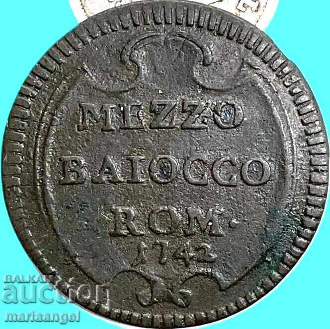 Меццо Байоко 1742 Ватикан Benedict XIV с цена € 44.00 | 86.06 лв. Меццо Байоко 1742 Ватикан Benedict XIV с цена € 44.00 | 86.06 лв.