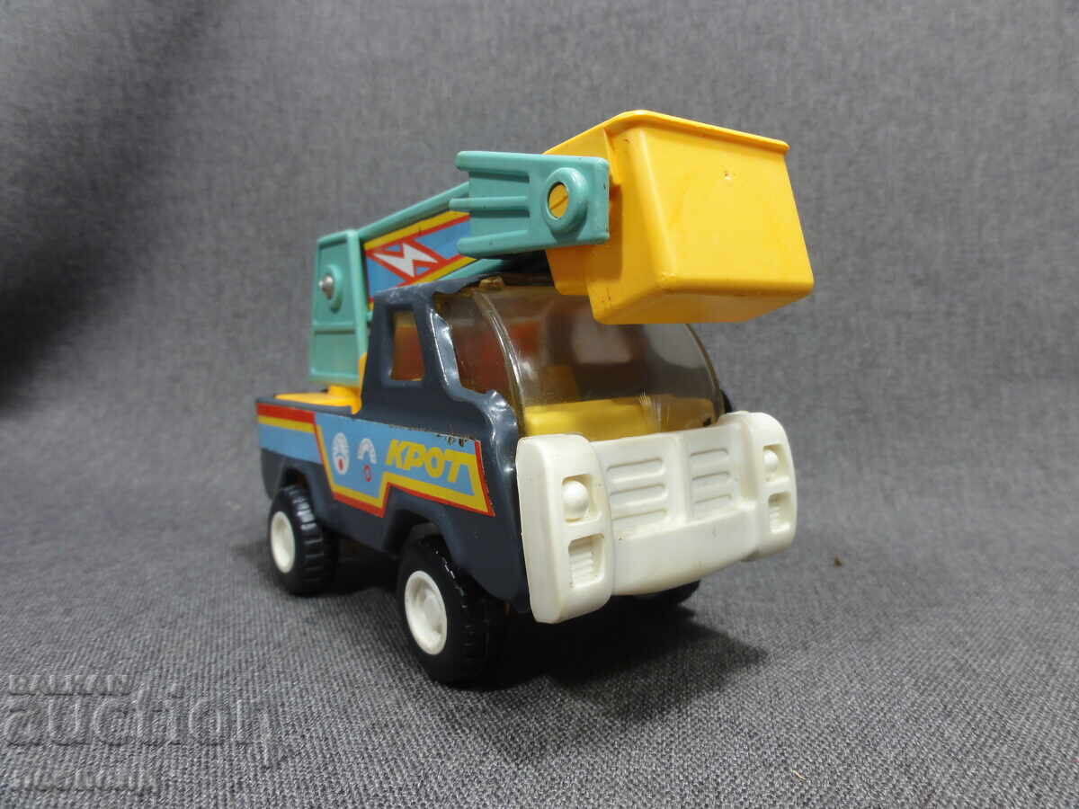 VECHE JUCĂRIE RETRO SOC URSS DIN METAL CAMION KROT - 5
