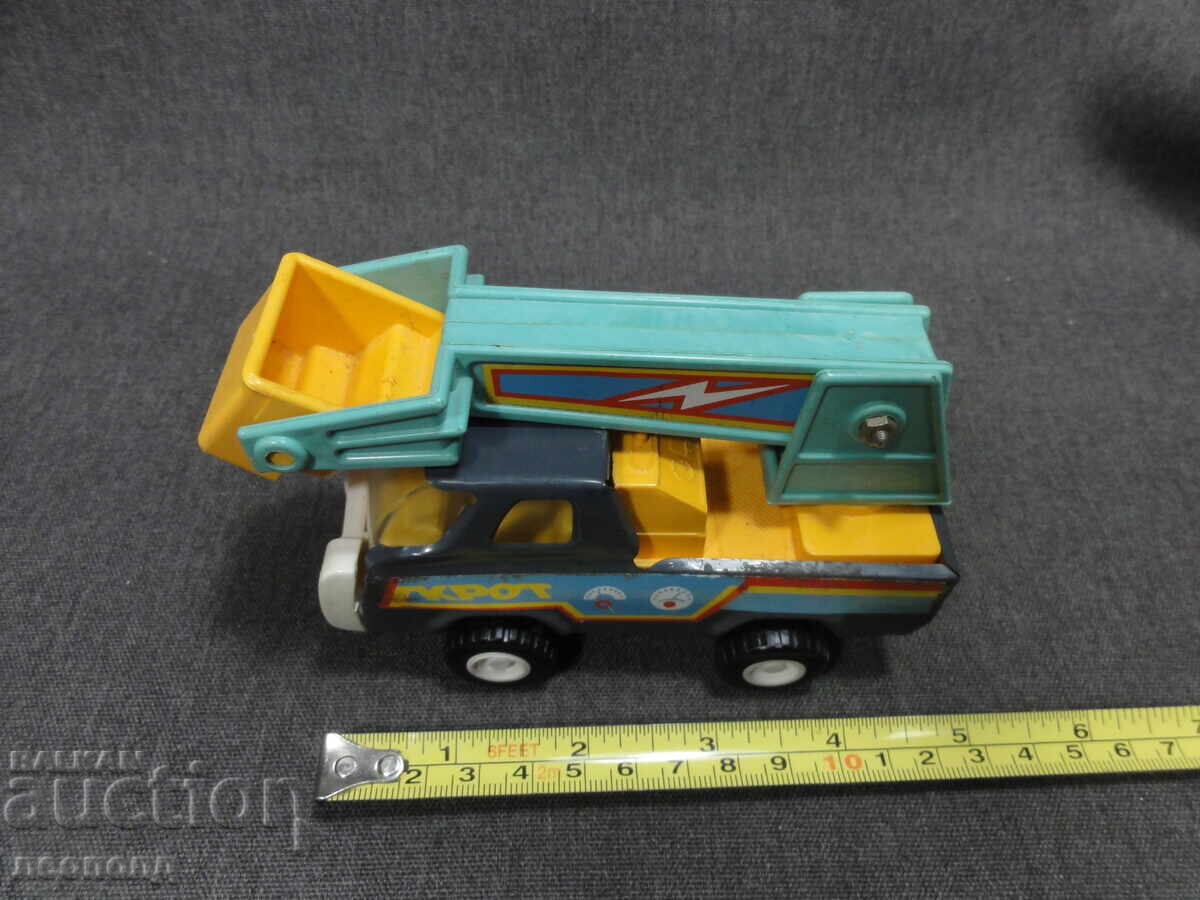 VECHE JUCĂRIE RETRO SOC URSS DIN METAL CAMION KROT - 7