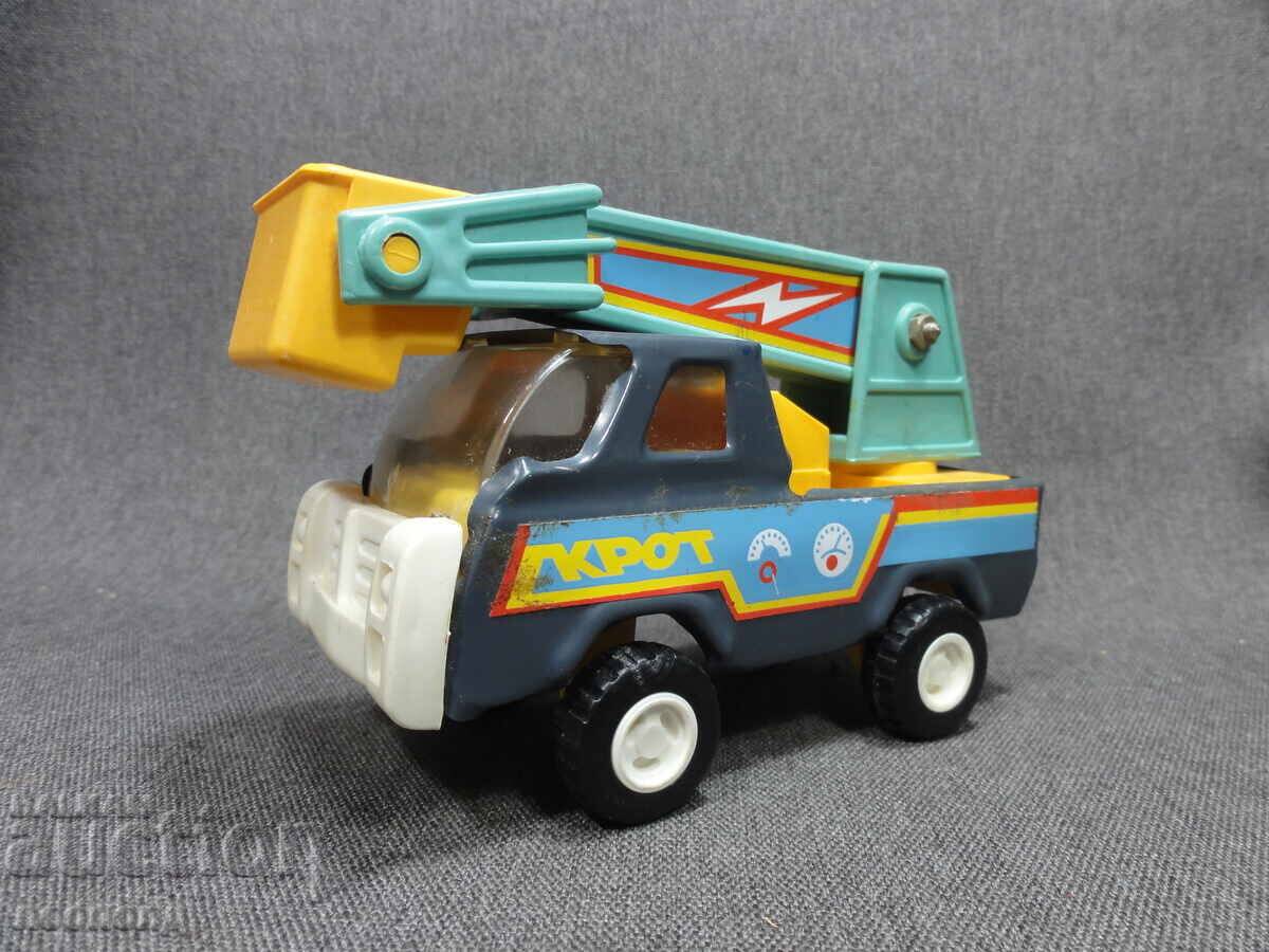 VECHE JUCĂRIE RETRO SOC URSS DIN METAL CAMION KROT
