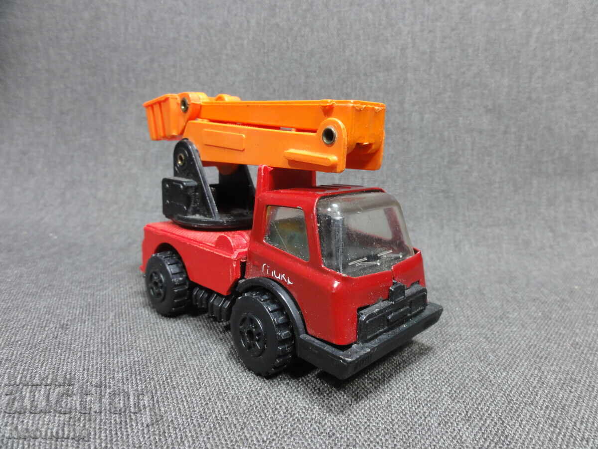 VECHE JUCĂRIE RETRO METALICĂ CAMION SOC NRB MIR RAZGRAD MICRO - 5