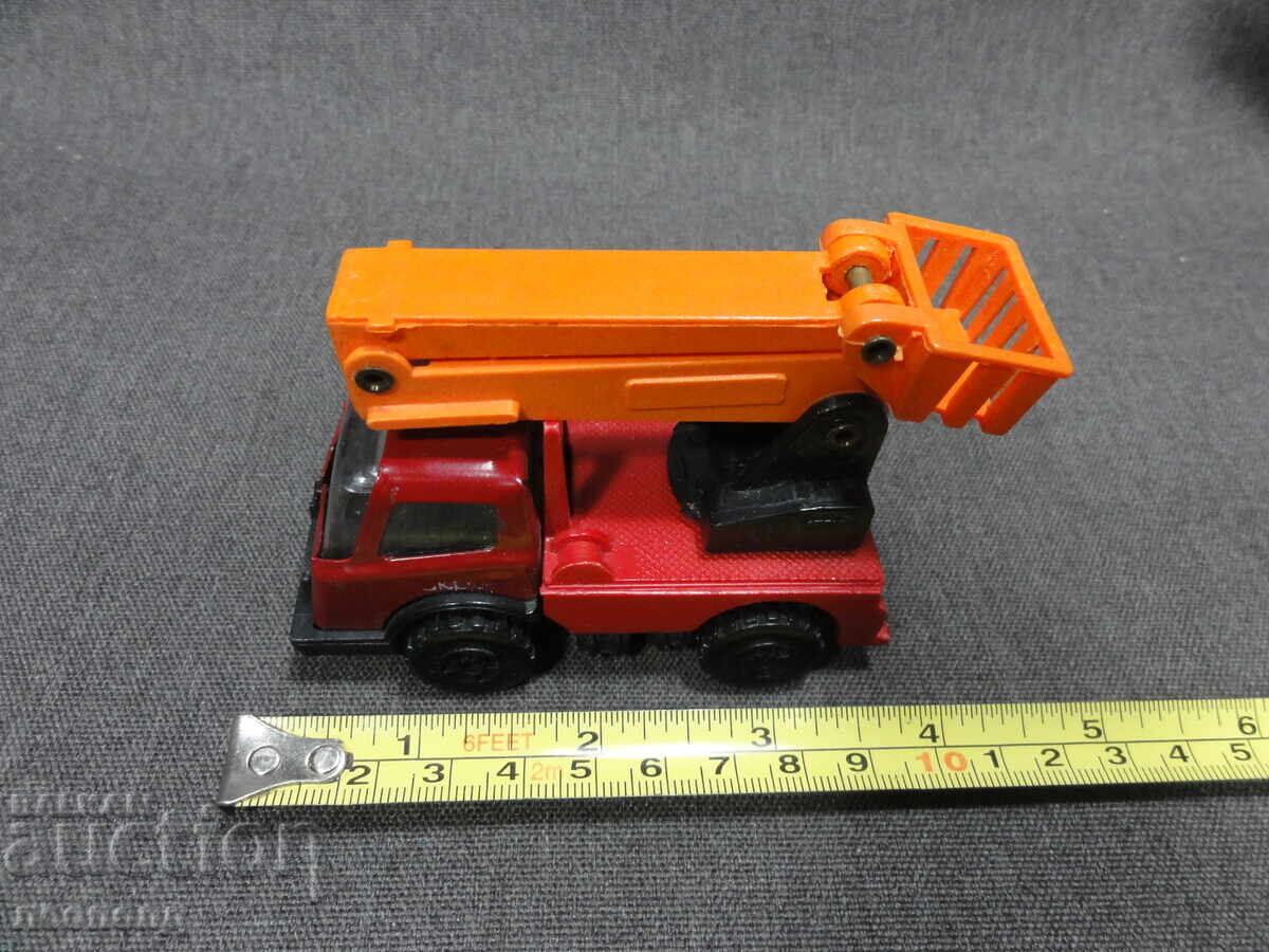 VECHE JUCĂRIE RETRO METALICĂ CAMION SOC NRB MIR RAZGRAD MICRO - 7