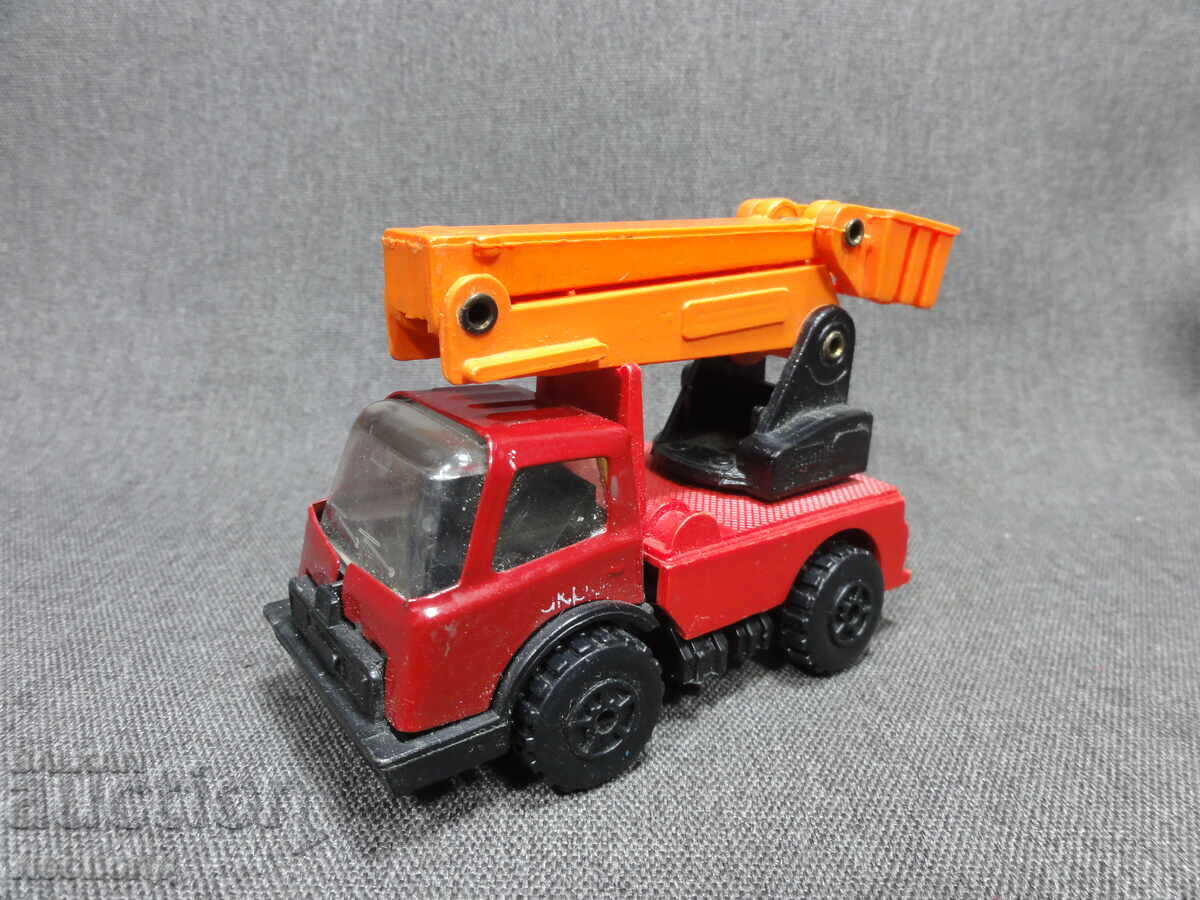 VECHE JUCĂRIE RETRO METALICĂ CAMION SOC NRB MIR RAZGRAD MICRO