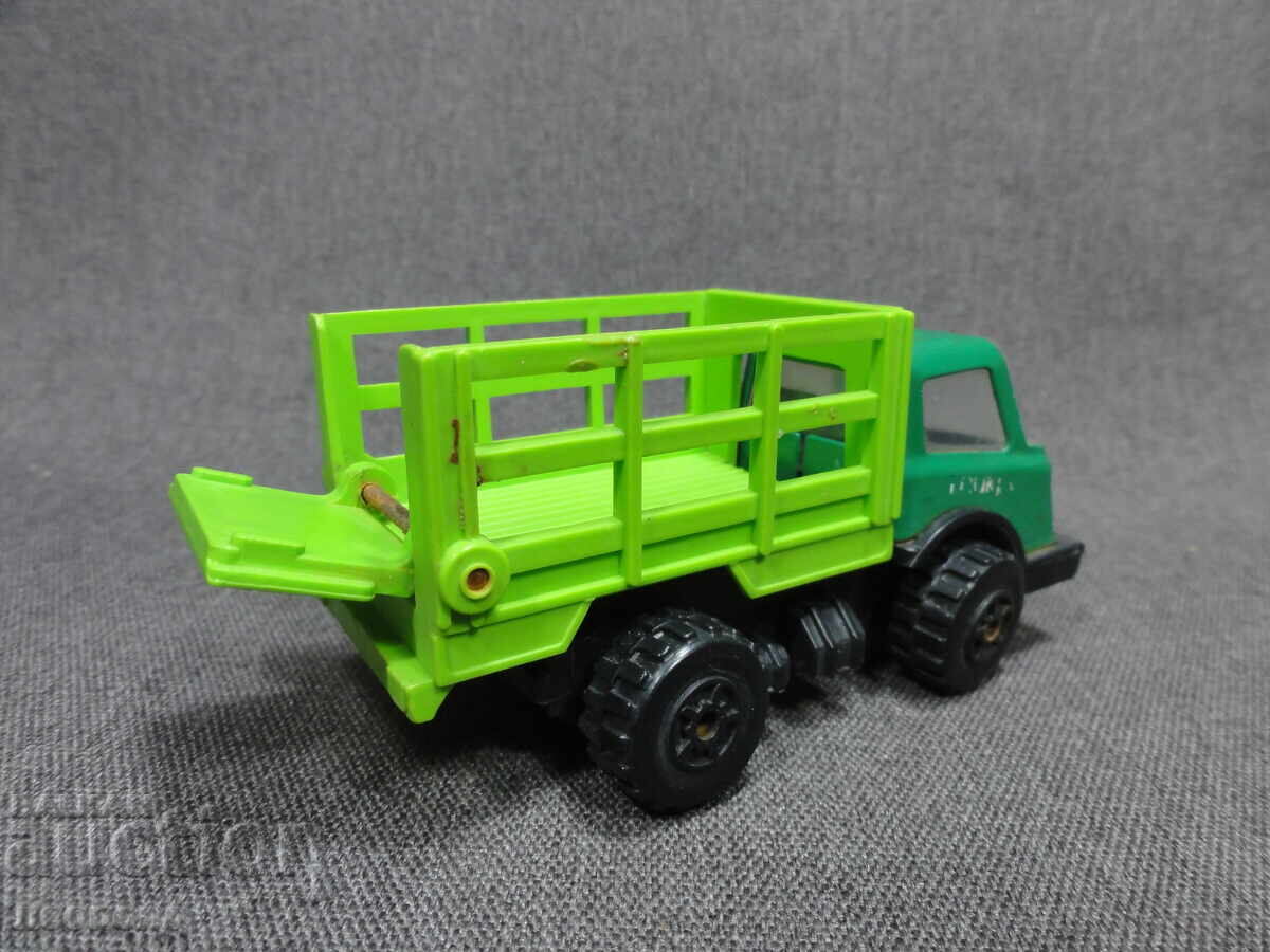 Livrarea VECHE JUCĂRIE RETRO METALICĂ CAMION SOC NRB MIR RAZGRAD MICRO
