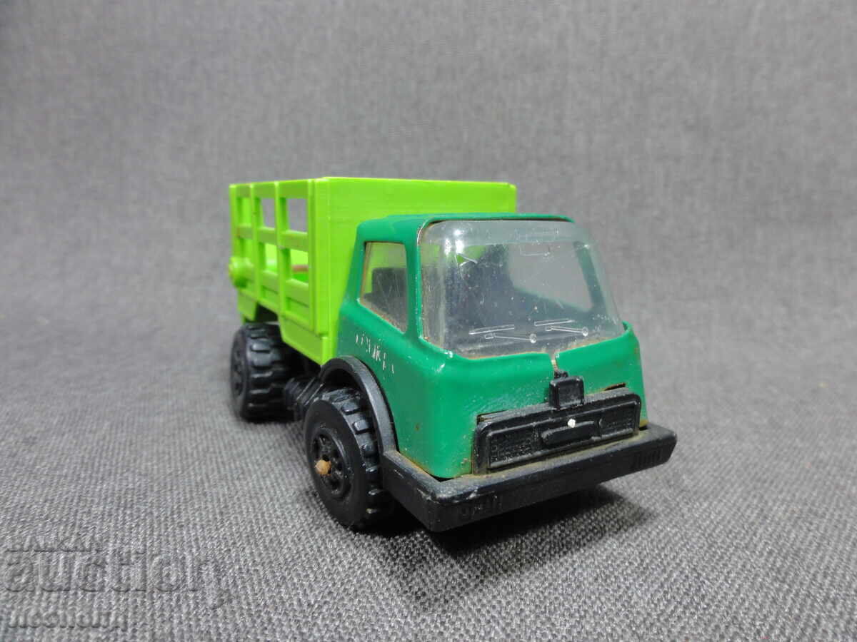 VECHE JUCĂRIE RETRO METALICĂ CAMION SOC NRB MIR RAZGRAD MICRO - 5