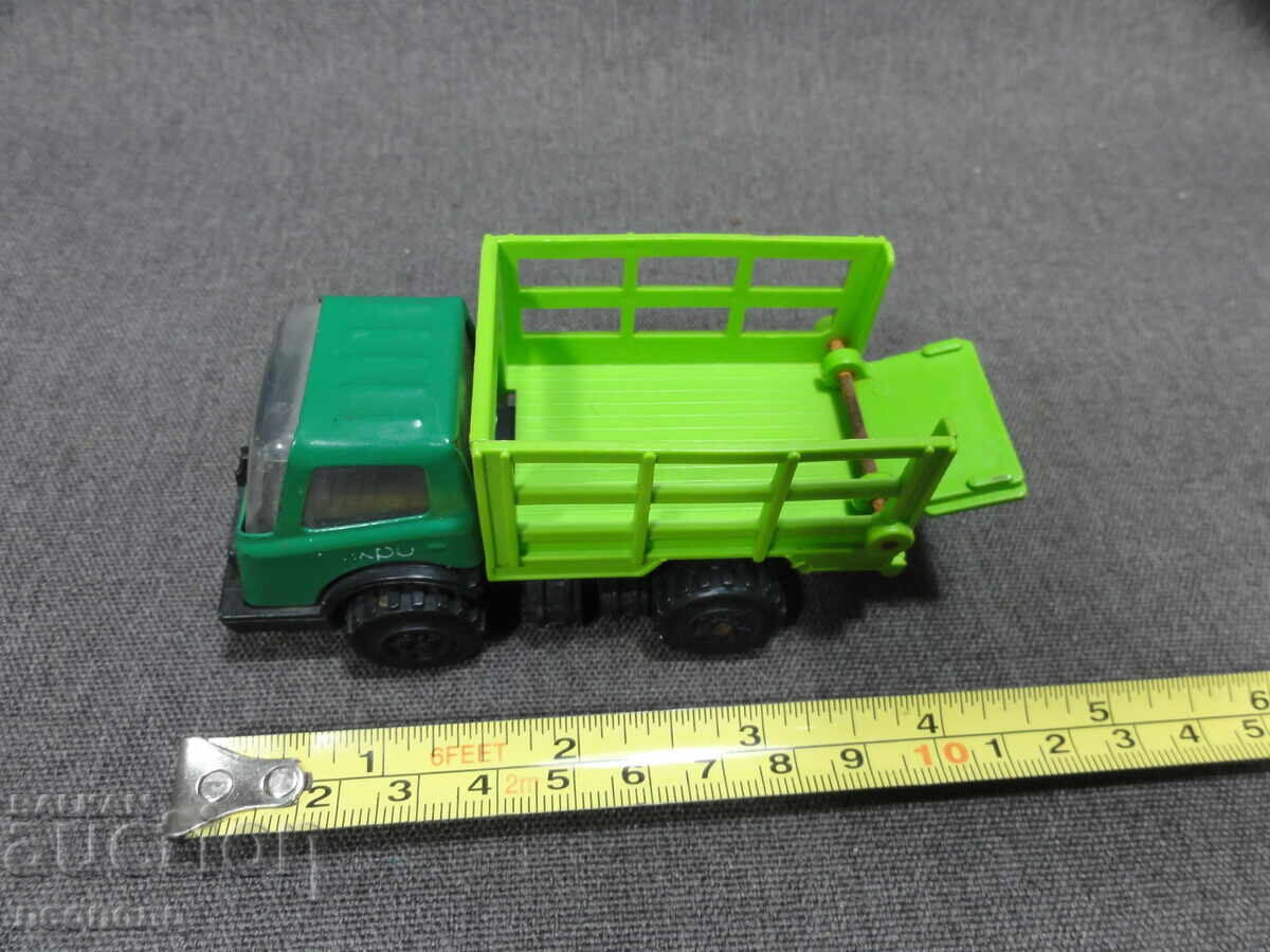 VECHE JUCĂRIE RETRO METALICĂ CAMION SOC NRB MIR RAZGRAD MICRO - 7