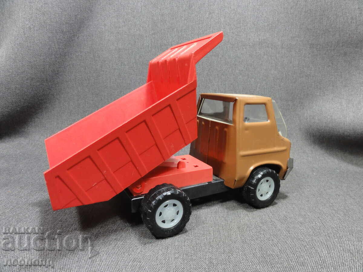 Livrarea VECHE RETRO SOC URSS JUCĂRIE METALICĂ CAMION BASCULANTĂ
