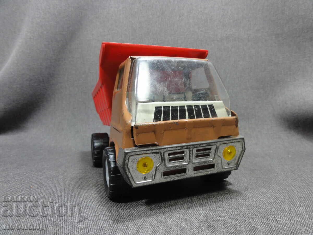 VECHE RETRO SOC URSS JUCĂRIE METALICĂ CAMION BASCULANTĂ - 5