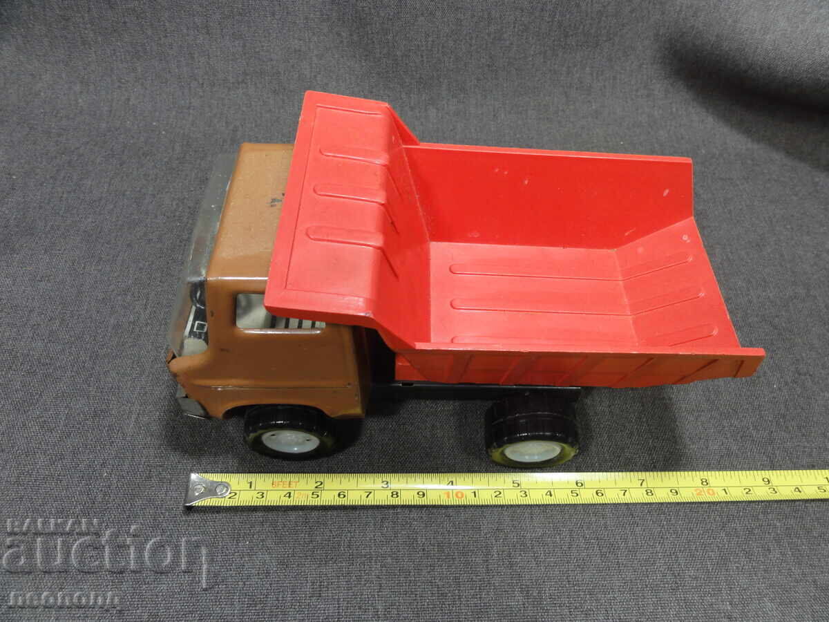 VECHE RETRO SOC URSS JUCĂRIE METALICĂ CAMION BASCULANTĂ - 7