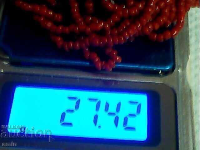 colier și brățară vechi din coral - 6