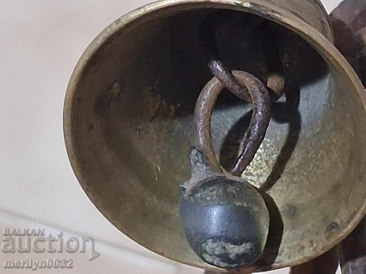 Δημοπρασία Παλιά χάλκινη καμπάνα, καμπάνα, τσαν, παλαμάκια, κουδούνι