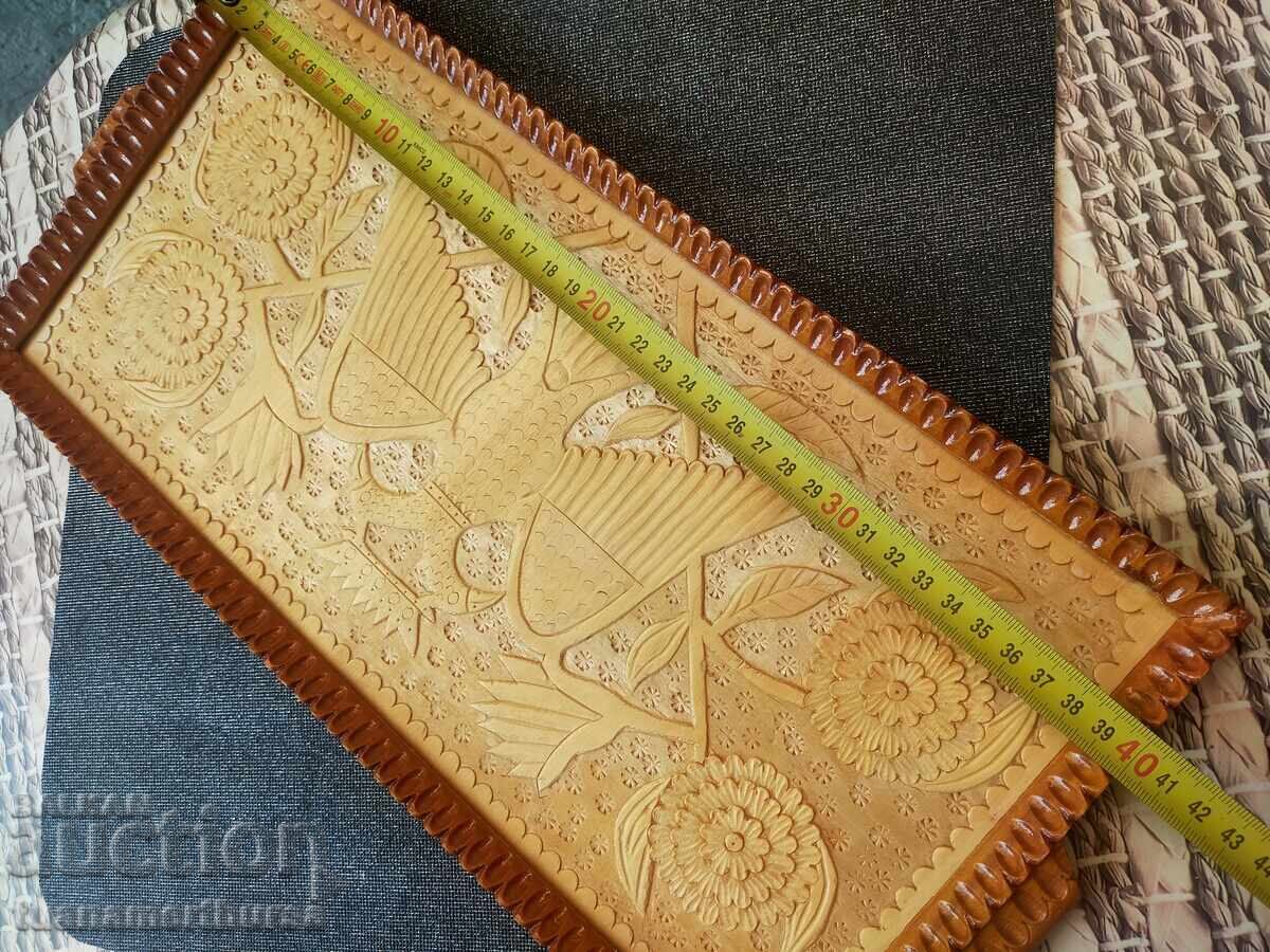 decorative wooden tray - 6