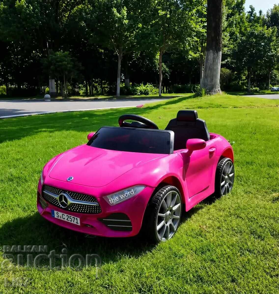 Розова акумулаторна кола Mercedes Benz CLS350 с цена 135.00 €