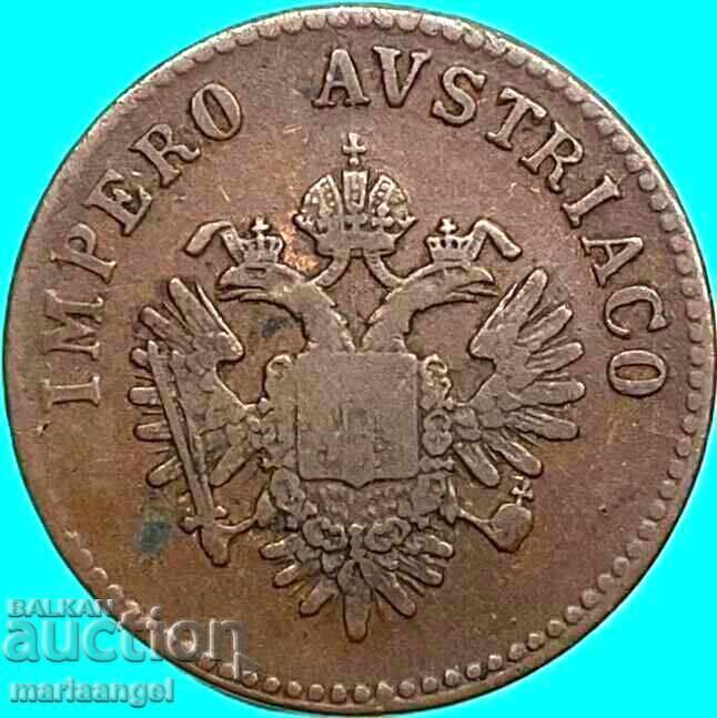 Доставка на Ломбардия Венеция 5 чентесими 1852 V Австрия за Италия