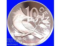 10 Cents 1973 PROOF UNC British Virgin Islands