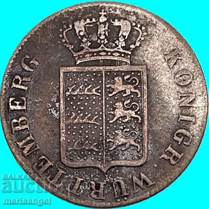 Delivery of 6 Kreuzer 1842 Germany Württemberg 243,122 mintage
