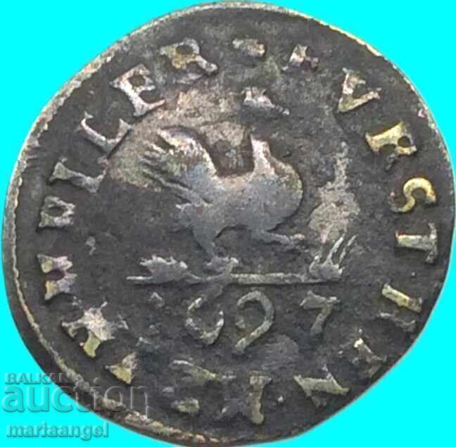 1 Heller 1697 Germany Government - Bernhard of Saxe-Meiningen - 7
