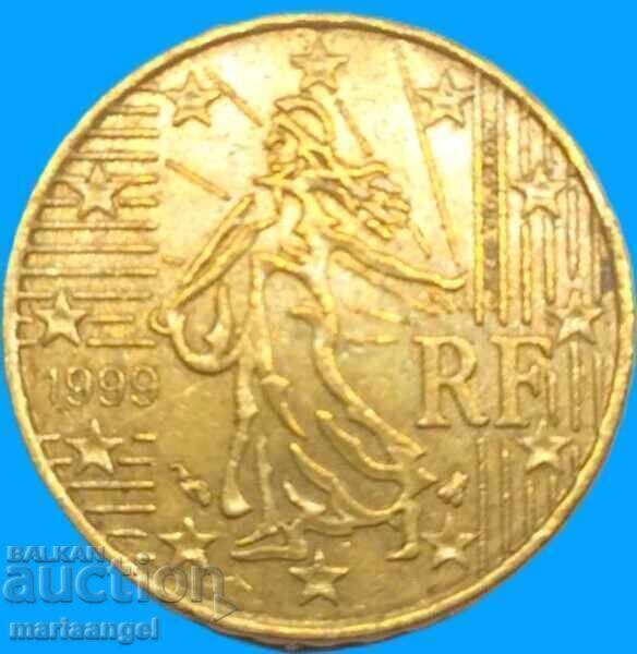 Auction  France 10 Euro Cents 1999