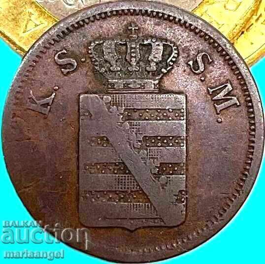 Saxony 2 Pfennig 1841 Germany G - Allretburg - quite rare - 5