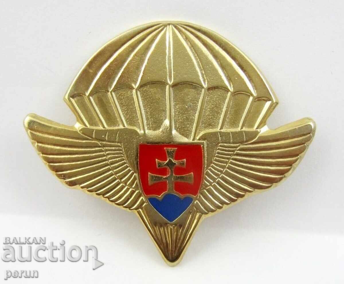 ВВС-ПАРАШУТИСТ-ПАРАШУТИСТКИ-ВОЕНЕН ЗНАК-СЛОВАКИЯ