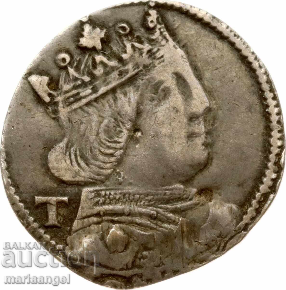 Aquileia Grosso Italy 1458-1494 Ferdinand I of Aragon silver - 5