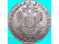 20 кройцера 1818 Австрия А - Вена  сребро