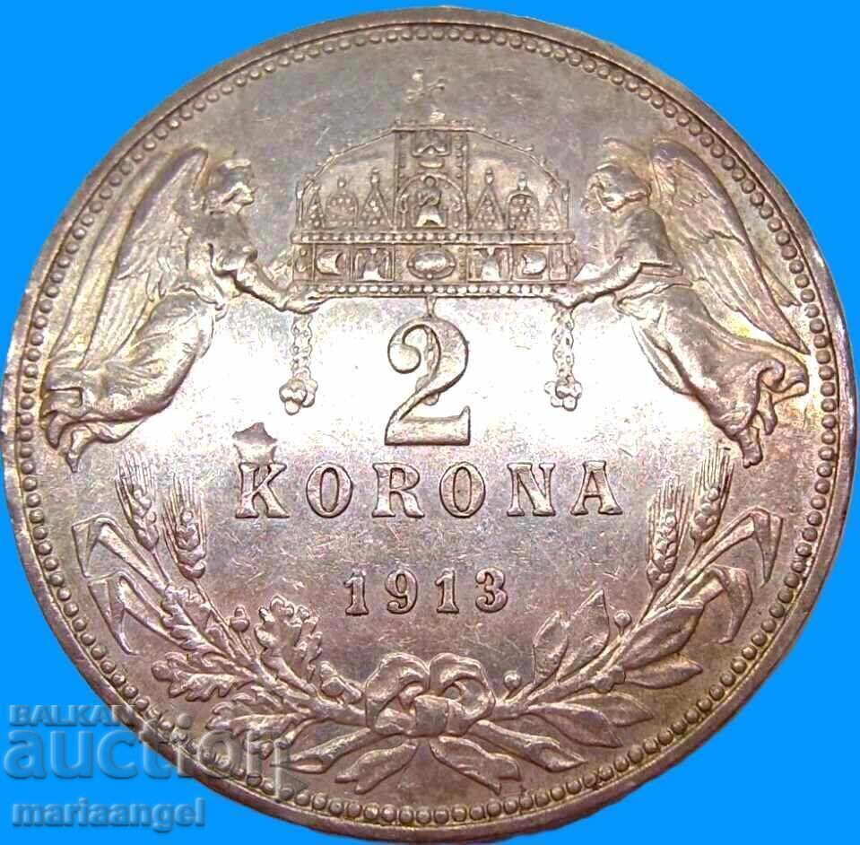 2 корона 1913 Унгария - 7