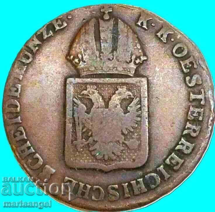 1/2 Kreuzer 1816 Austria A - Vienna 22mm bronze - 6