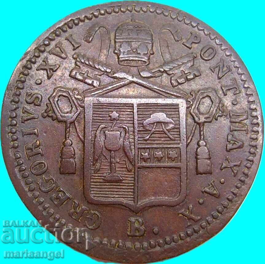 мецо байоко 1/2 1840 Ватикан Григорий XVI 30мм с цена 17.95 €