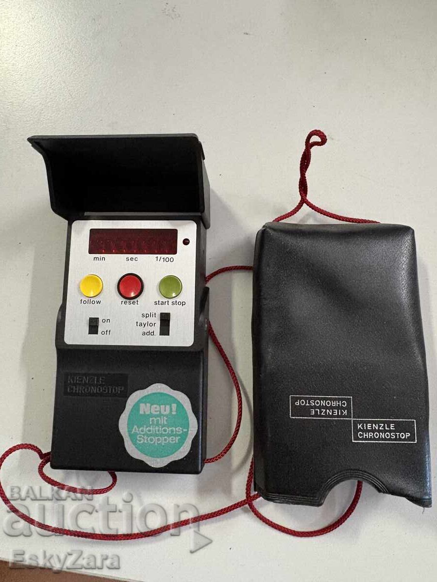 Auction Collectible digital stopwatch Kienzle Chronostop Auction Collectible digital stopwatch Kienzle Chronostop
