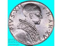 5 lire 1953 Vatican UNC Pius XII