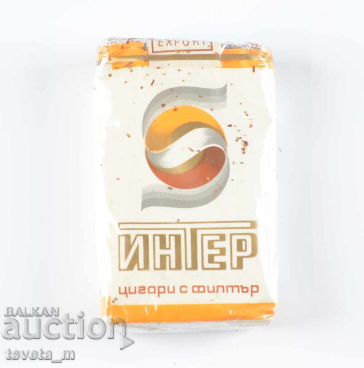 INTER cigarettes unopened with cellophane socialist era with price 5.00 € INTER cigarettes unopened with cellophane socialist era with price 5.00 €