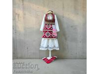 Skopje women's folk costume, authentic Macedonian folk costume