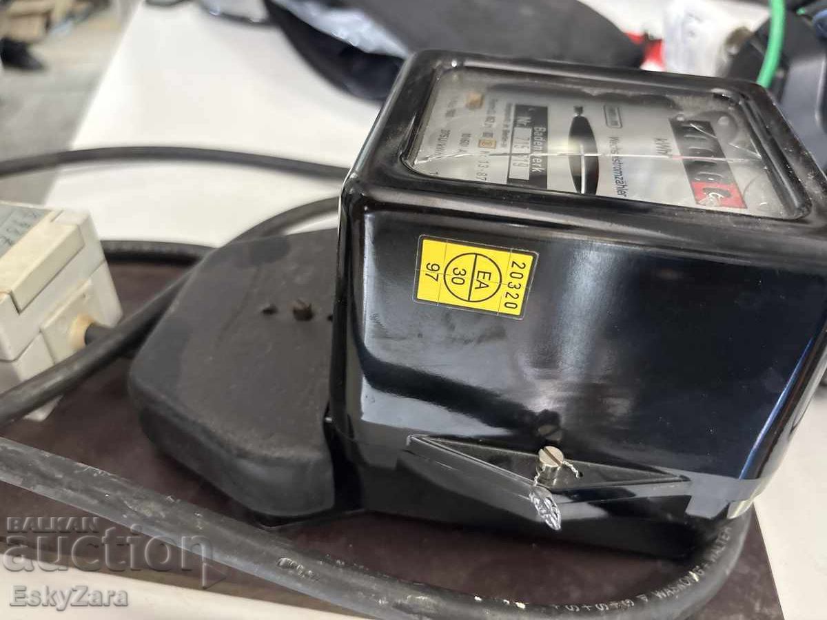 Delivery of Control electricity meter with cable and socket / Intermediate electricity meter