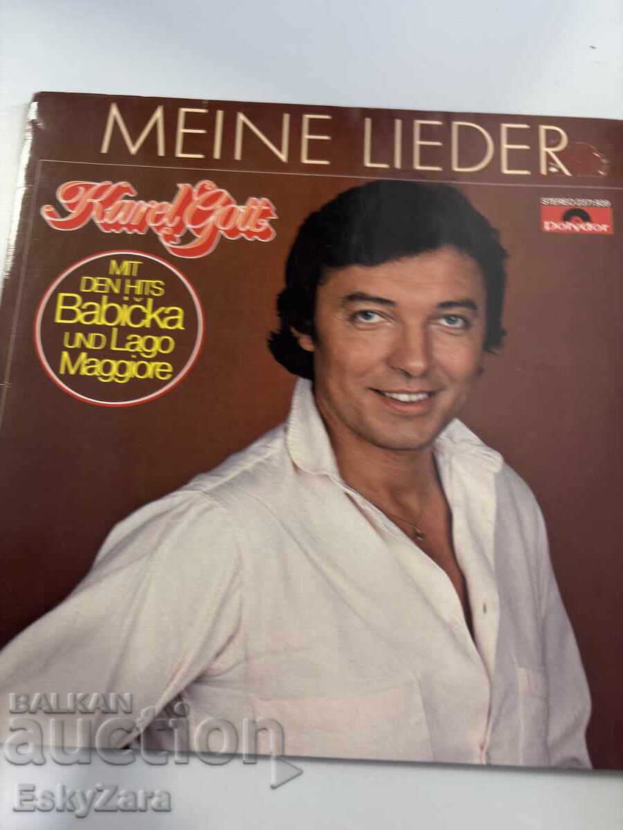 Auction  Vinyl record Karel Gott – "Meine Lieder" (Polydor 1979)