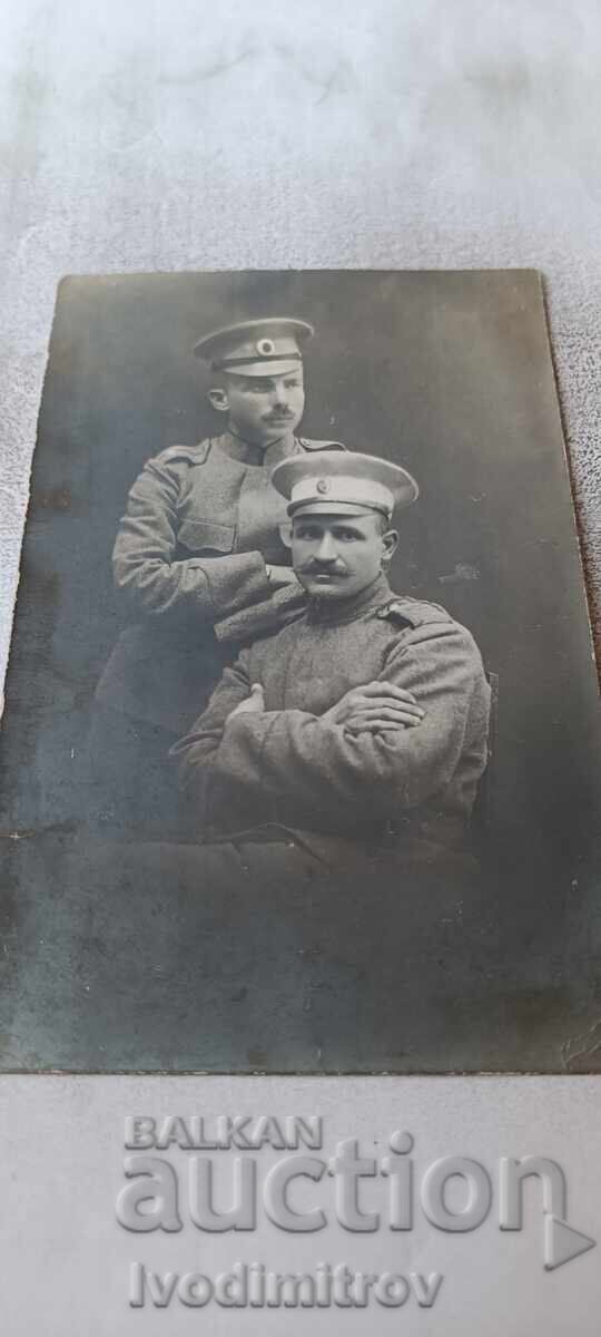 Photo Officer and soldier First World War Photo Officer and soldier First World War