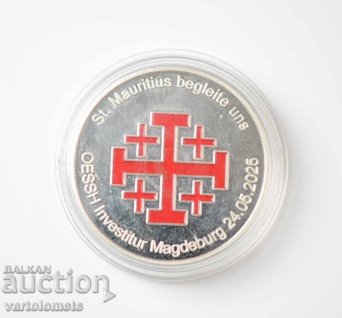 Medal / Plaque Equestrian Order of the Holy Sepulchre of Jerusalem OESSH 2025
