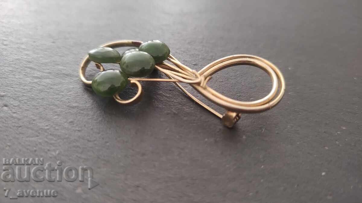 Delivery of Old brooch, Nephrite star, rare model