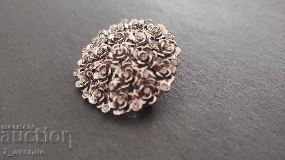 Стара брошка, стар, рядък модел, много рози с цена 69.00 €