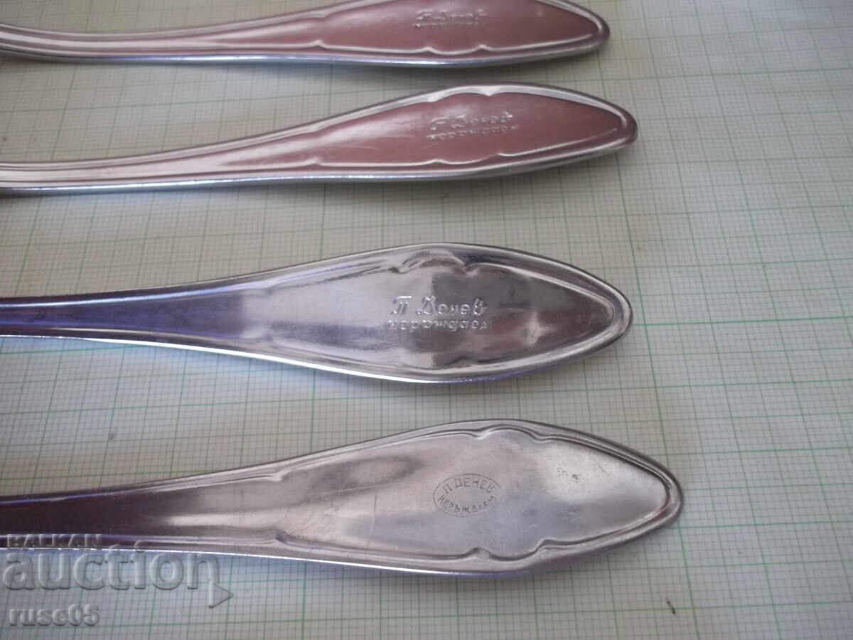 Lot of 6 "P. Denev" forks - 7