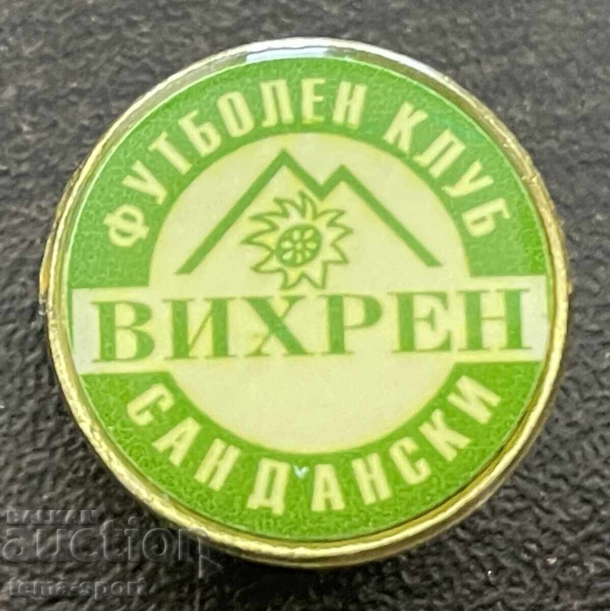2620 Bulgaria Vihren Sandanski football club badge 2620 Bulgaria Vihren Sandanski football club badge