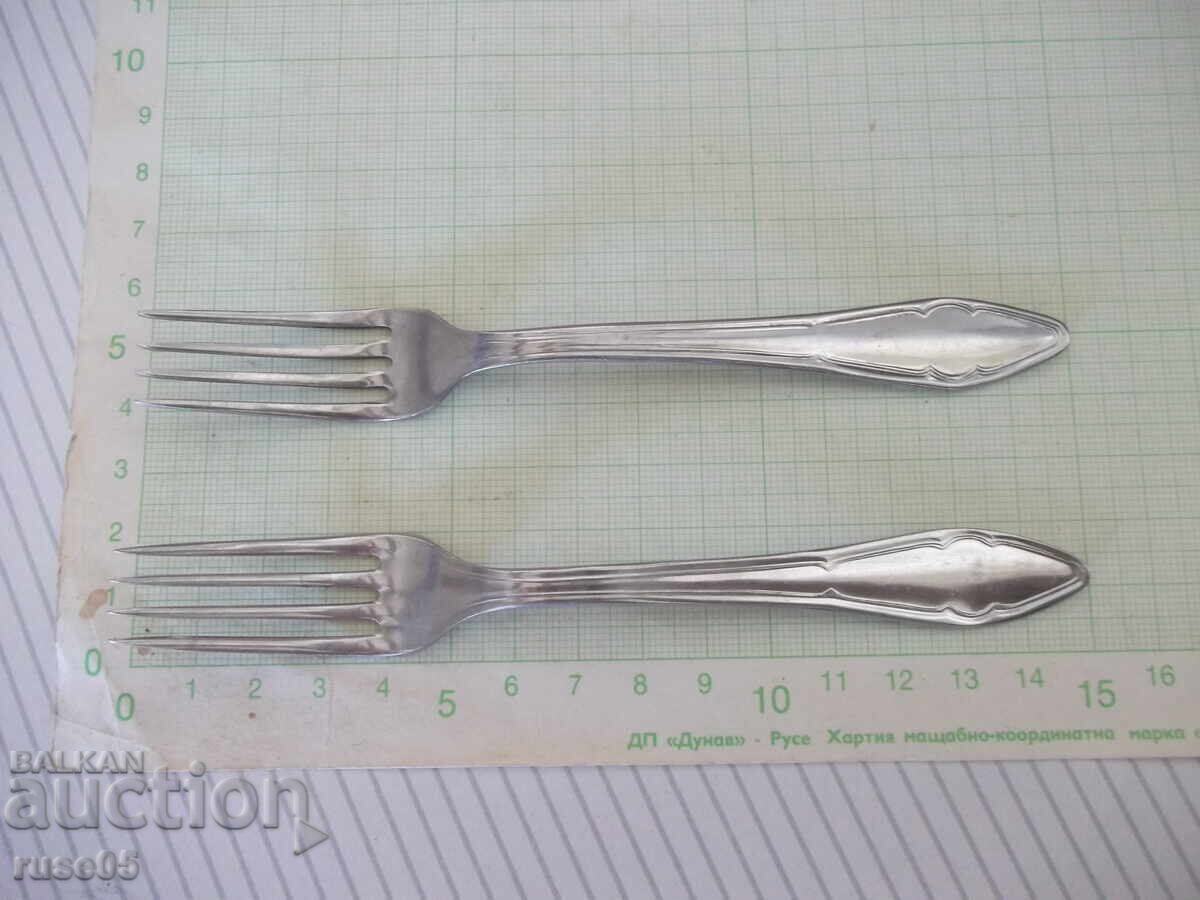 Lot of 2 "P. Denev" forks