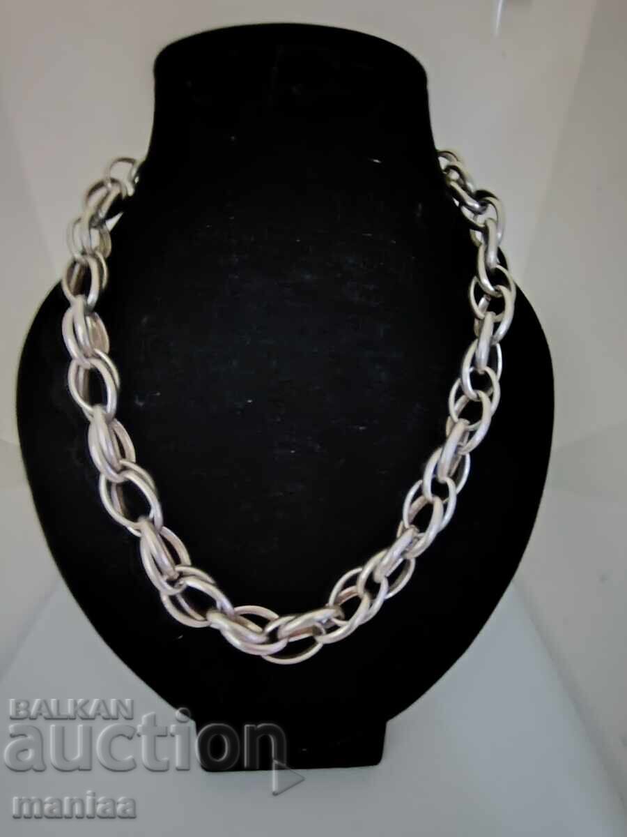 Solid silver hallmarked chain with price 145.00 €