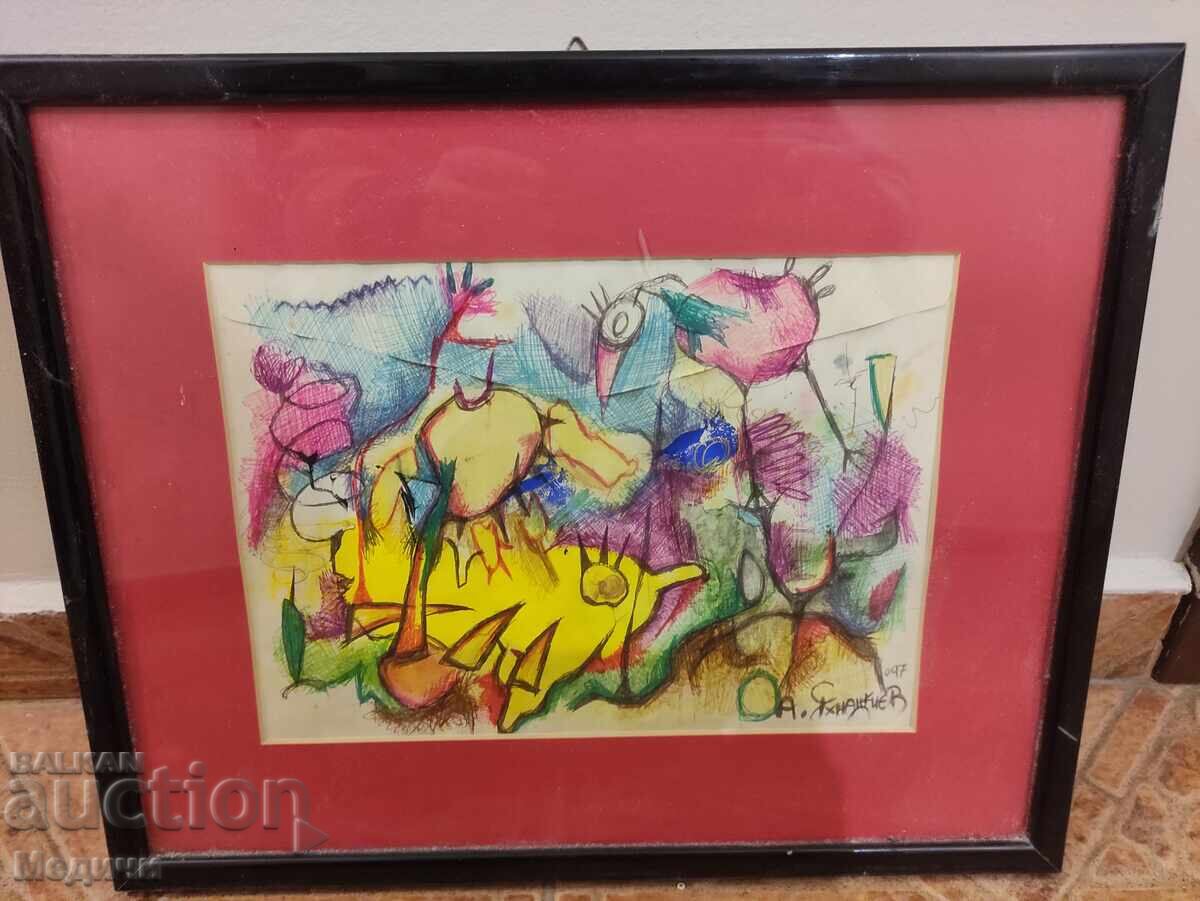 Original painting by Ivan Yahnadzhiev – signed with price 360.00 €