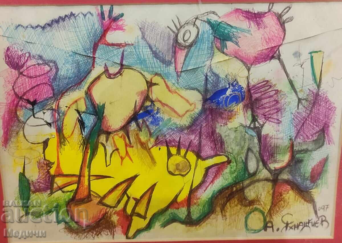 Original painting by Ivan Yahnadzhiev – signed