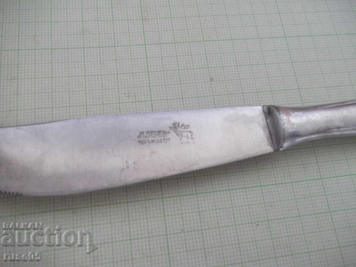 "P. Denev" vintage socialist-era serving knife - 7