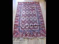 Indian hand-embroidered rug, Kashmir wall hanging, 150x90 cm